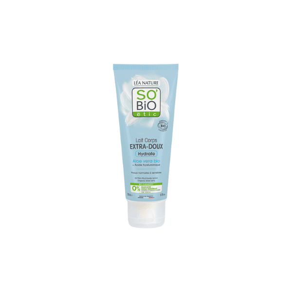 SO BIO Lait Corps Extra Doux Hydratant Aloe Vera 200ml
