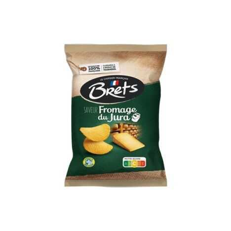 125g of Brets Comte cheese chips (brets fromage du jura)