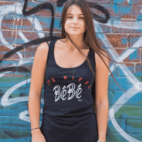 Tank top ‘J’te kiffe bébé’