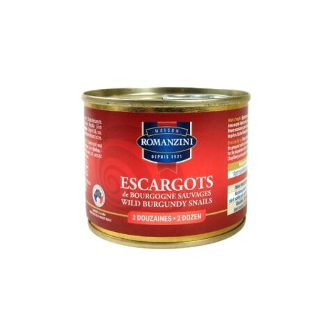 tin of Romanzini French Escargots