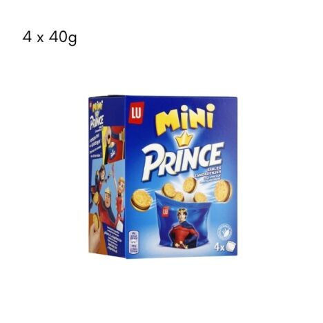 LU Mini Sables Chocolate Prince 4x40g pack