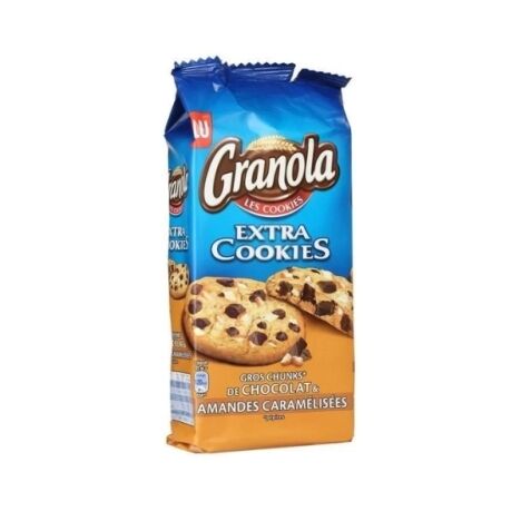 Granola Extra Cookies Choc Amandes Caramel 184g