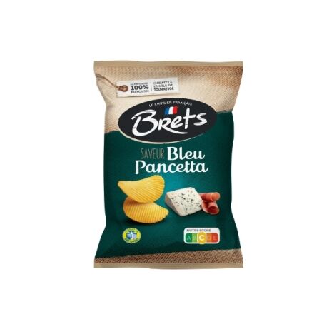 Brets Blue Cheese and Pancetta Chips 125g