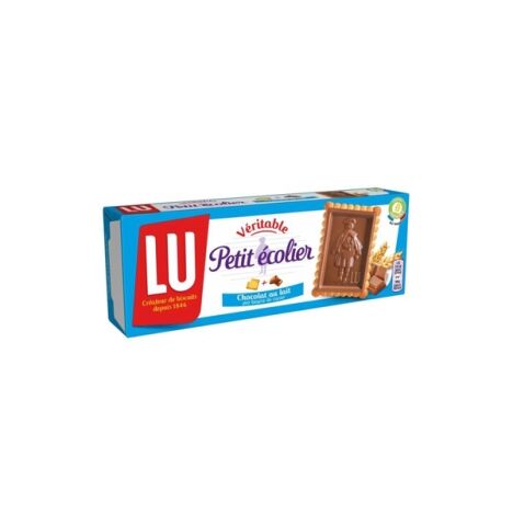 a pack of LU petit ecolier biscuits 150g (milk chocolate flavour)